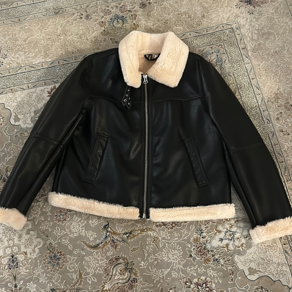H&M Faux Leather Jacket